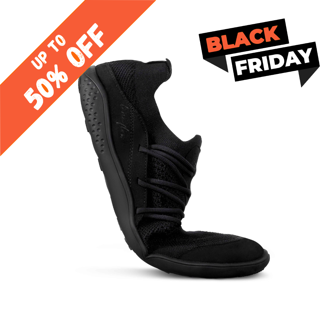 FLOW BLACK Barefoot Shoes