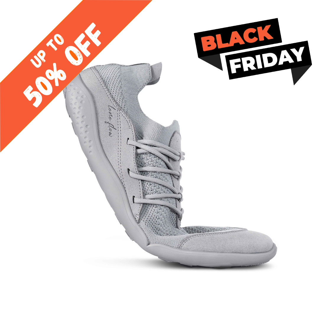 FLOW GREY Barefoot Shoes