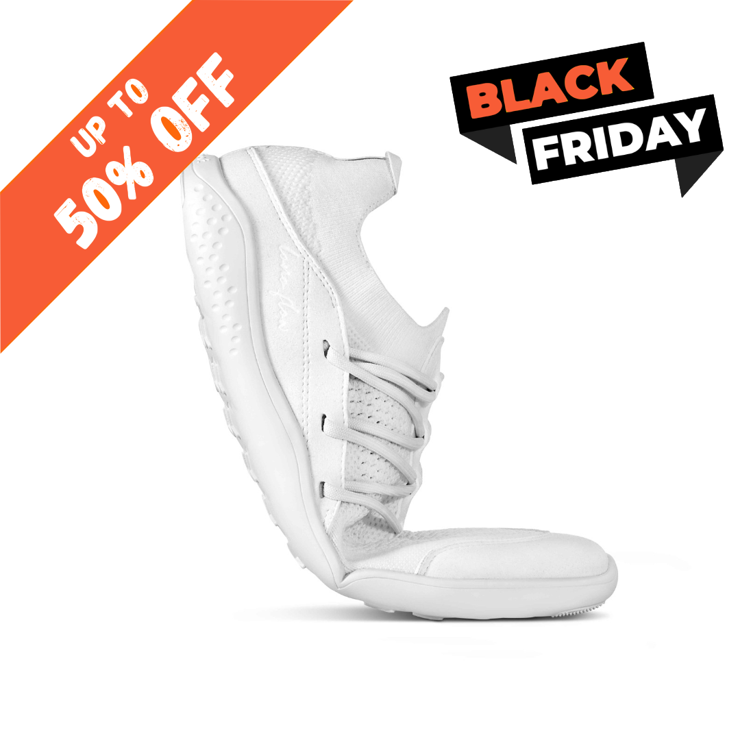 FLOW WHITE Barefoot Shoes