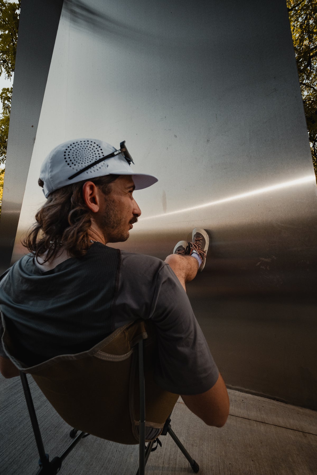 LONO barefoot shoes captured in an outdoor lifestyle setting by Louis Dreyer